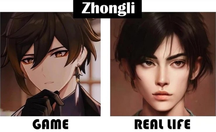 Realistic Genshin Impact Characters How They Would Look In Real Life