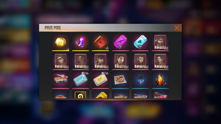 Free Fire Musical Ascension Rewards