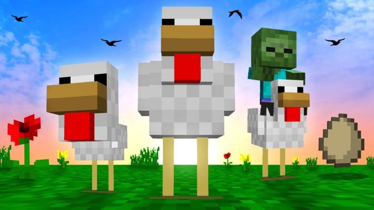 Minecraft Chickens Feature