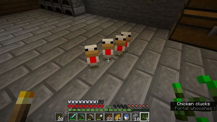 Minecraft Chickens Four