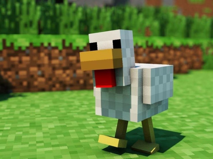 Minecraft Chickens Model
