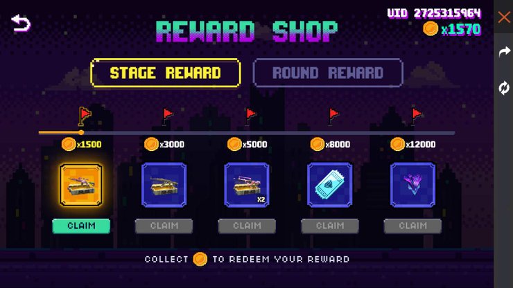 Stage Reward