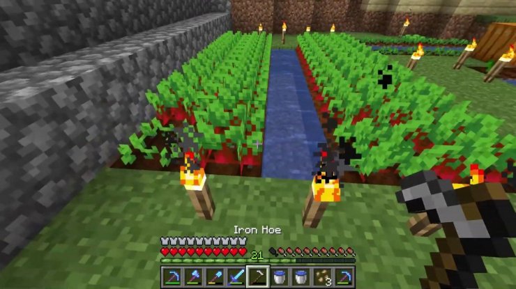 super-easy-way-to-grow-crops-fast-in-minecraft-youtube