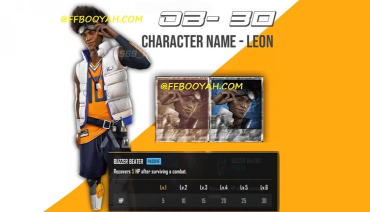 Free Fire Leon Character 