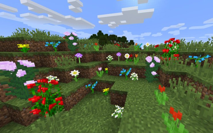 Minecraft flowers