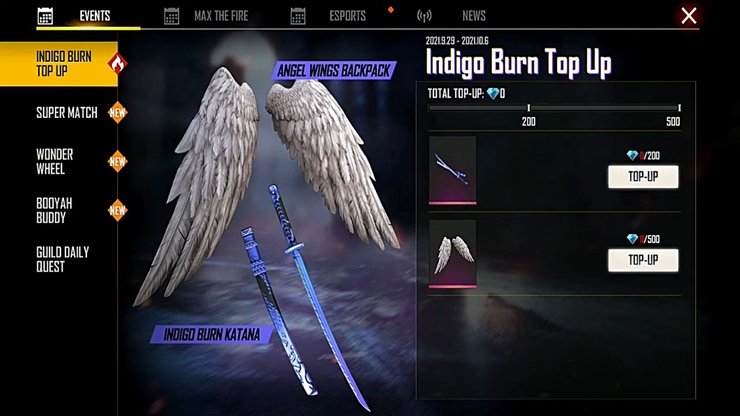 Indigo Burn Top Up 