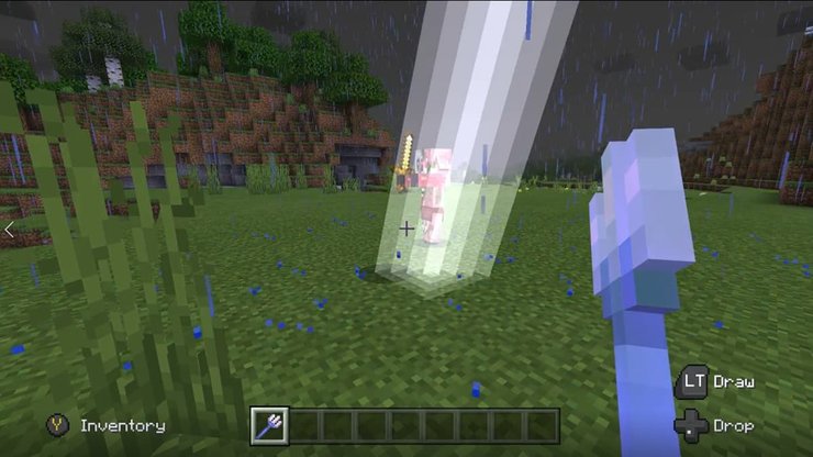 Trident világítás Minecraft