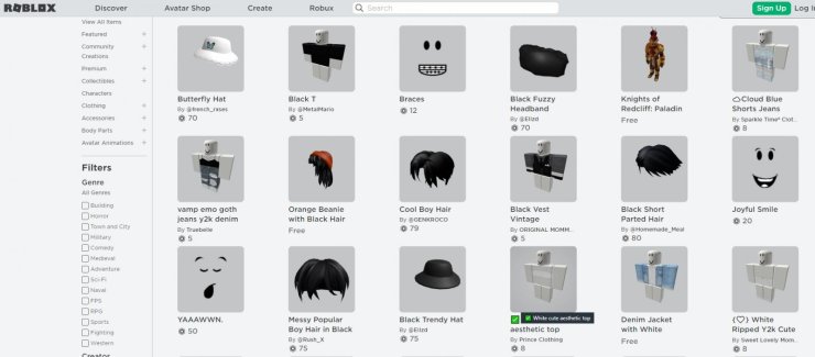 Roblox Avatar Ideas To Start Your Aesthetic Profiles - GUU.vn