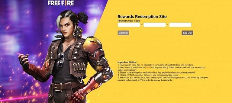 Free Fire Code Redemption