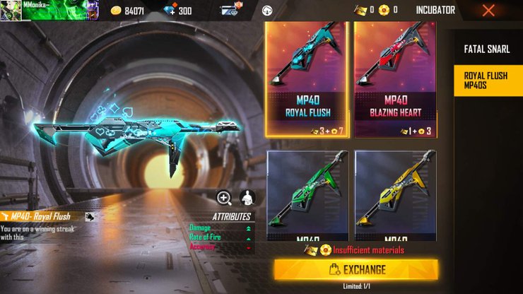 FREE FIRE DREAMY'S ROYAL FLUSH EVENT