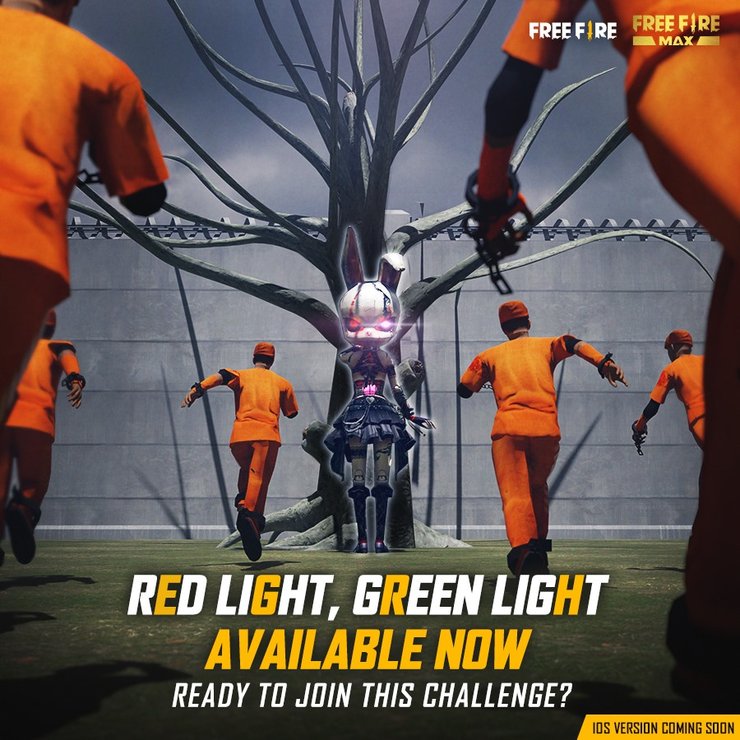 Free Fire merilis mode Red Light Green Light baru berdasarkan serial Netflix Squid Game yang terkenal.