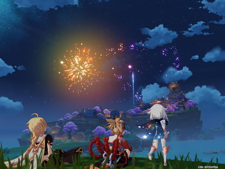 Firework Festival In Inazuma