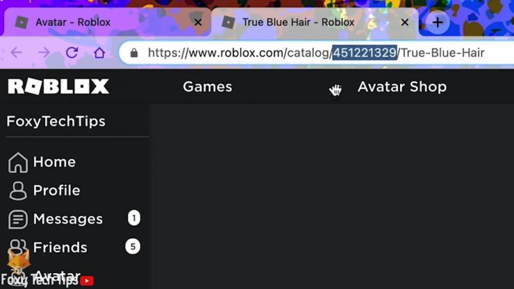 Hair Code Roblox 