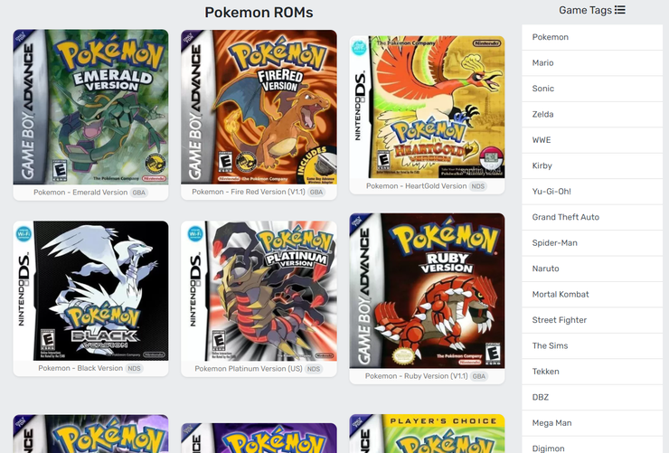 where to get pokemon roms for android