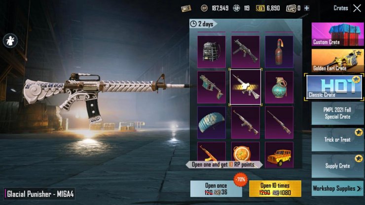 Skins From Crates