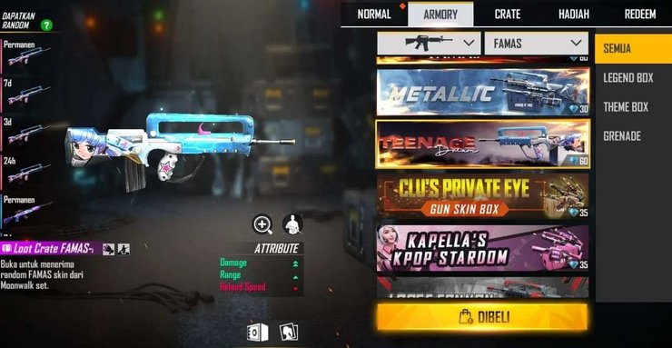 Famas Teenage Dream Skin 