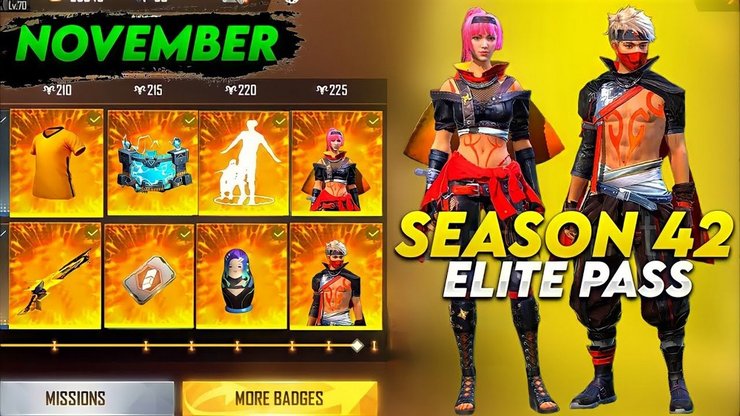 Free Fire Elite Pass Season 42