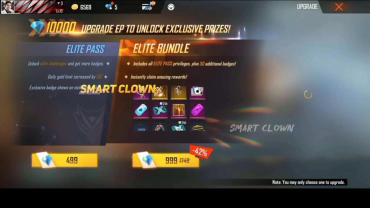 December Elite Pass Free Fire 2021 Purchase