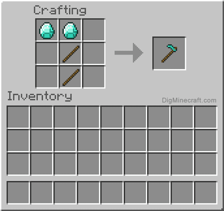 How To Make A Diamond Hoe In Minecraft
