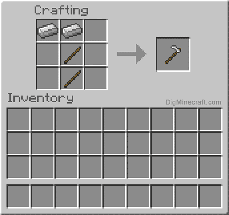 How To Make An Iron Hoe In Minecraft