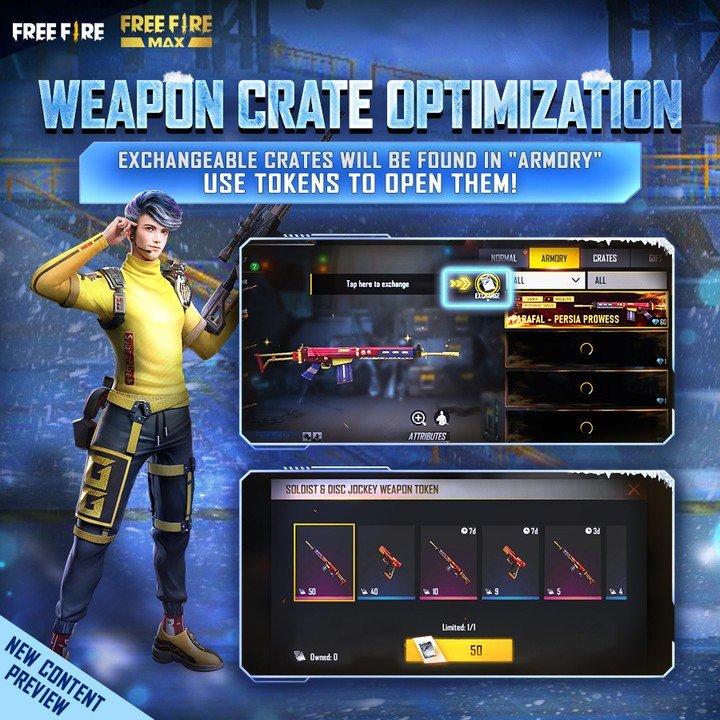 Weapon crate optimization