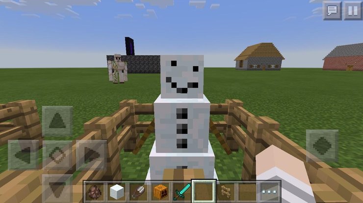 Snowman In Minecraft