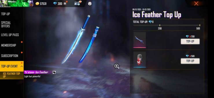 Ice Feather Top Up 1