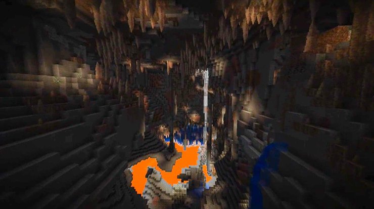 Dripstone Cave Opening Next To Spawn