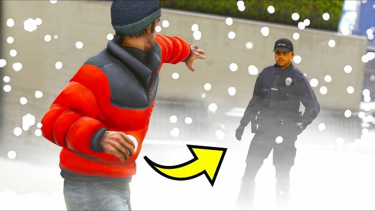 How To Pick Up Snowballs In Gta 5