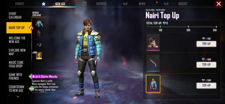 Nairi Top Up Free Fire 1