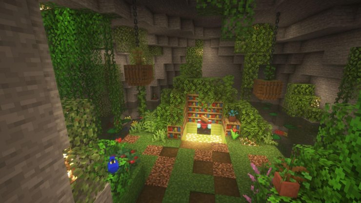 Cozy Room In Lush Cave