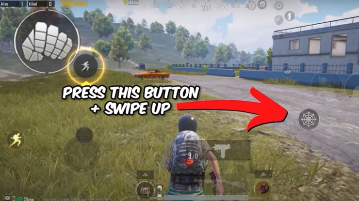 Fly Up With Web Shooter