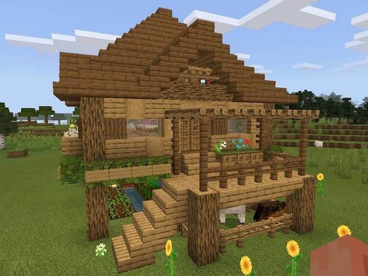 Top 5 Simple & Efficient Wooden House Minecraft To Build