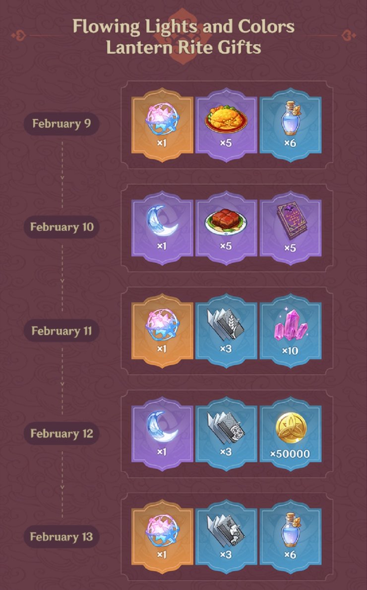 Flowing Lights And Colors event