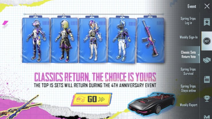 Classic Sets Return