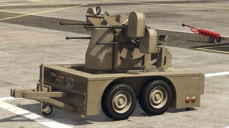 Antiaircrafttrailer Gtao Front
