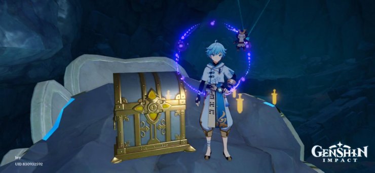 Top Of Glowing Nail