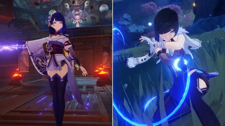Yelan And Raiden Shogun