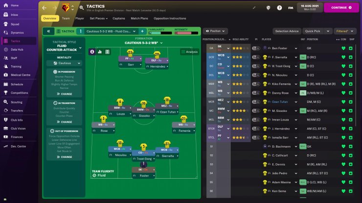 Football Manager Gameplay