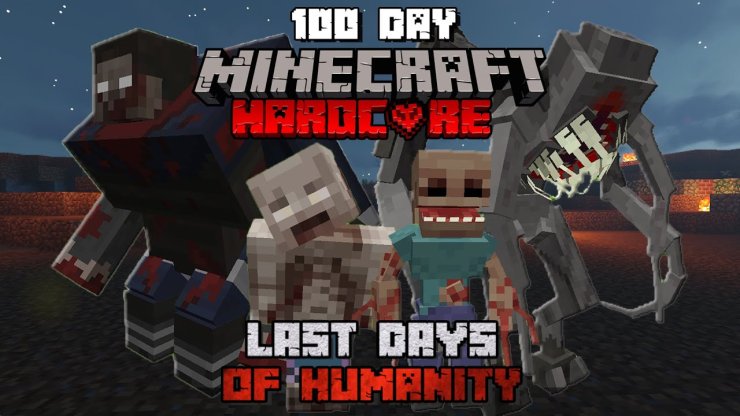 I survived 100 day in Minecraft Pocket Edition Hardcore. : r/Minecraft