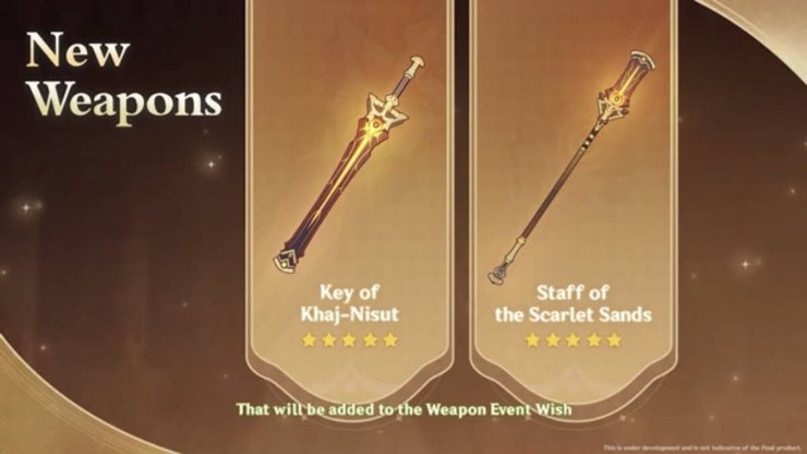 Genshin Impact 3 1 Banners5 Star Weapons