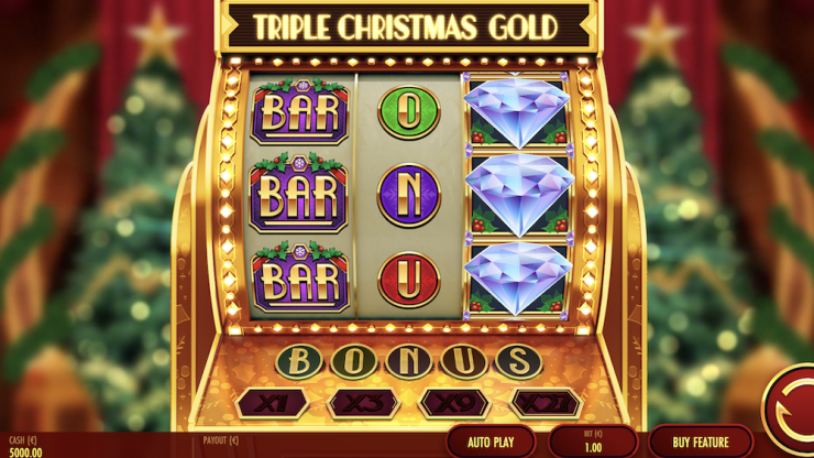 Triple Christmas Gold