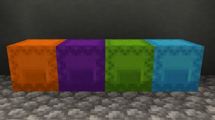 Dyed Shulker Boxes