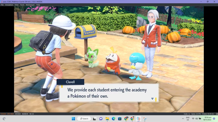 Pokemon Scarlet Running On Latest Yuzu Build V0 V8