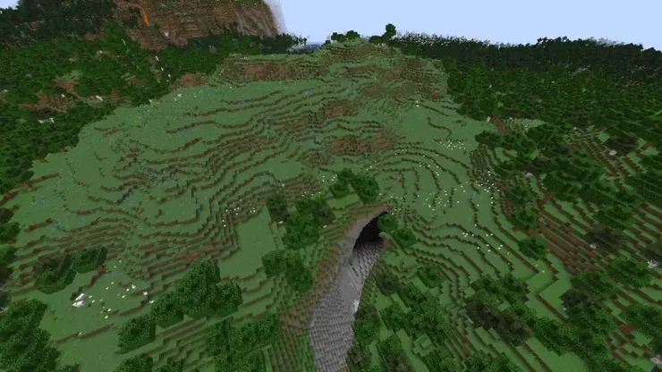Minecraft Seed Meadow Mountain June 2022 3