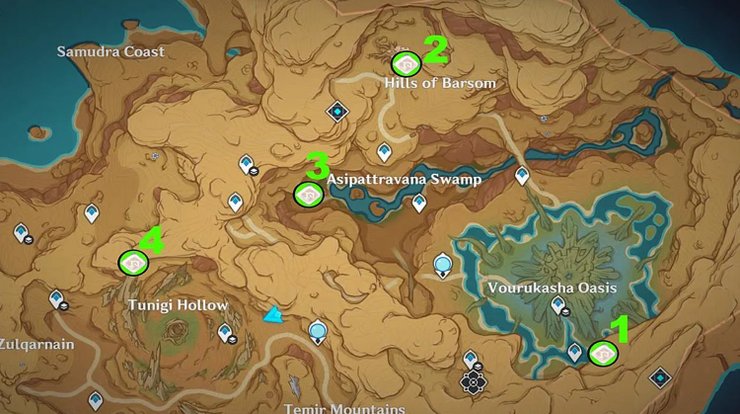 Lost Monument Fragment Map