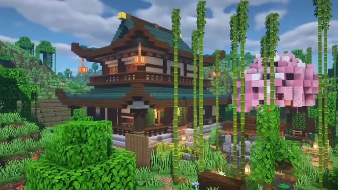 Minecraft House Ideas Japanese House