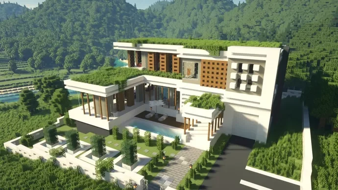 Minecraft House Ideas Luxury Modern House