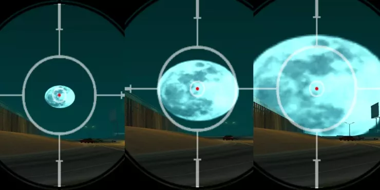 Grand Theft Auto San Andreas Moon Easter Egg