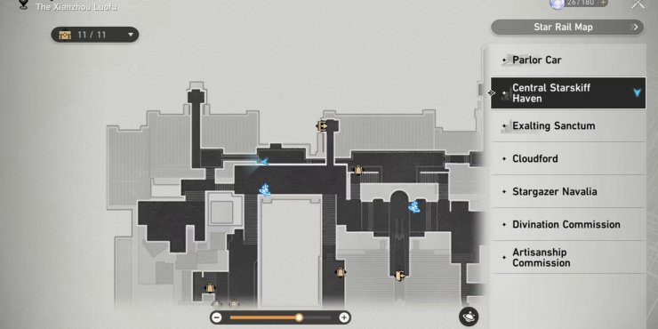 Honkai Star Rail Ziqiao Map